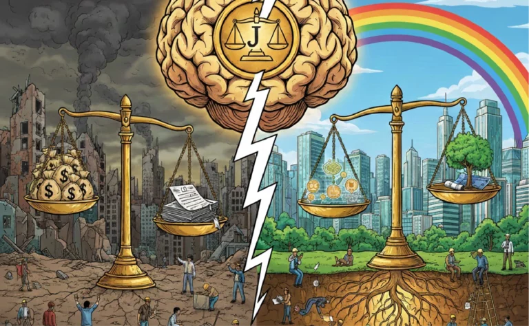 LA JUSTICIA COMO FACTOR Y FUERZA MOTORA EN EL DESARROLLO DE UN PAÍS.